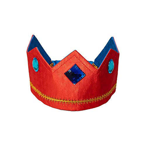 Product Cover Sarah's Silks - Reversible Silk Crown - Royal Blue/Red