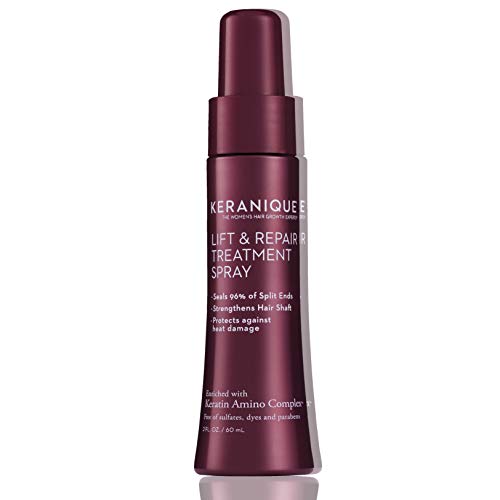 Product Cover Keranique Lift and Repair Treatment Spray | Keratin Hair Treatment | Instant Volume and Body | Keratin Amino Complex, Free of Sulfates, Dyes and Parabens, 3.4 Fl Oz