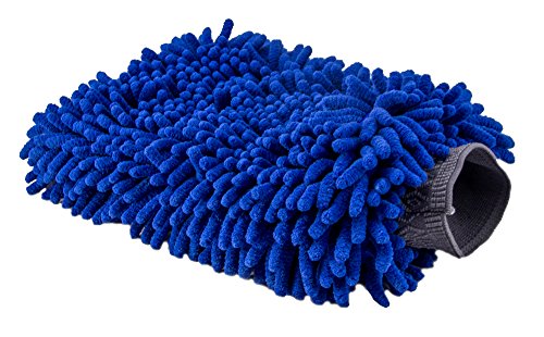 Product Cover Relentless Drive Ultimate Car Wash Mitt - Extra Large Size - Premium Chenille Microfiber Wash Mitt - Wash Glove - Lint Free - Scratch Free