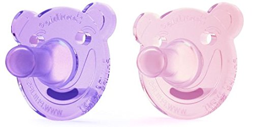 Product Cover Philips Avent Soothie Shape, 0-3 months, pink/purple, 2 pack, SCF194/02