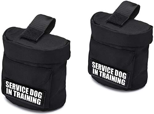 Product Cover Industrial Puppy Service Dog in Training Vest Harness Saddle Bags with Service Dog in Training Patches - SDIT Backpack with Patch - Quality Back Pack Pouch with Pockets for Service Dogs Vests