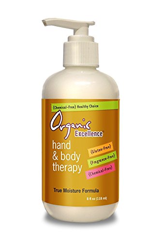 Product Cover Organic Excellence Daily Organic Moisturizing Hand and Body Lotion Made with Shea Butter, Cruelty-Free, All Natural, Unscented, 8 Ounce Bottle