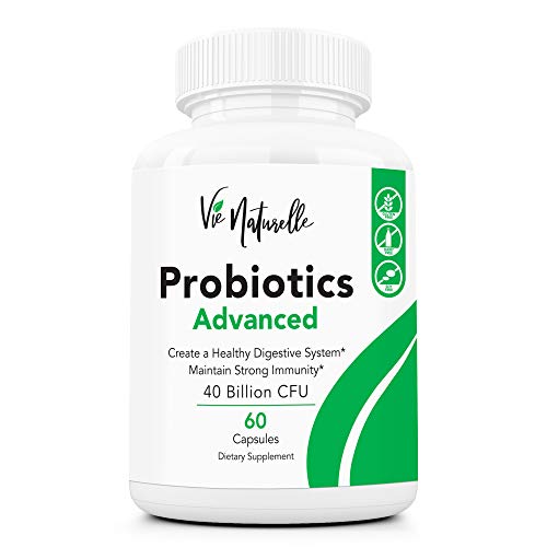 Product Cover Acidophilus Probiotics for Women, Men, and Kids - 40 Billion Vegan Friendly Lactobacillus and Bifidobacterium Daily Probiotic Supplement for Weight Loss and Gut Health - 60 Capsules
