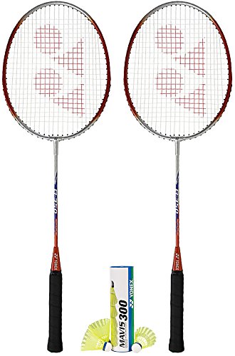 Product Cover Yonex Badminton Combo Set 2-B350 and 1-Mavis 300 Yellow