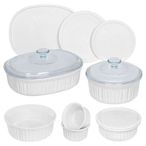 Product Cover CorningWare French White Round and Oval Bakeware Set (12-Piece)