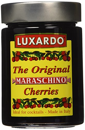 Product Cover Luxardo, Gourmet Cocktail Maraschino Cherries 400G Jar, 14.1 Ounce (Pack of 1)