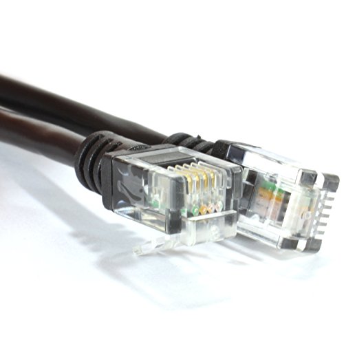 Product Cover kenable ADSL 2+ High Speed Broadband Modem Cable RJ11 to RJ11 5m (~16.5 feet) Black