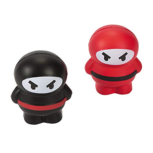 Product Cover Fun Express - Ninja Stress Toys for Birthday - Toys - Balls - Relaxables - Birthday - 12 Pieces