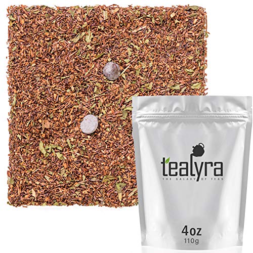 Product Cover Tealyra - Chocolate Mint Rooibos - Red Bush Herbal Loose Leaf Tea Blend - Cocoa and Peppermint - Caffeine-Free - Relaxing - All Natural Ingredients - 110g (4-ounce)
