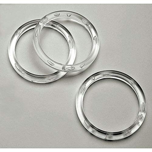 Product Cover NAHANCO CIR3100 Plastic Scarf Rings, Clear Acrylic (Pack of 100)