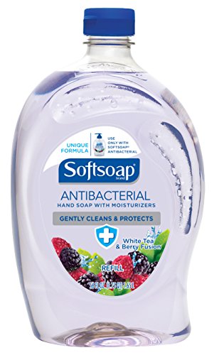 Product Cover Softsoap Antibacterial Liquid Hand Soap Refill, White Tea and Berry Fusion, 56 Ounce