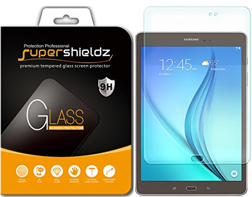 Product Cover Supershieldz for Samsung Galaxy Tab A 9.7 Tempered Glass Screen Protector, Anti Scratch, Bubble Free