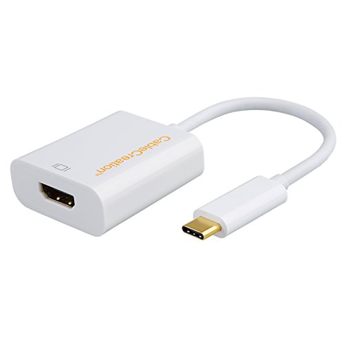 Product Cover USB C to HDMI 4K Adapter, CableCreation USB Type C to HDMI Thunderbolt 3 Compatible, Compatible with MacBook Pro 2019/2018/2017, iPad Pro 2019/2018, MacBook Air 2018, Surface Book 2, Galaxy S10/S9/S8