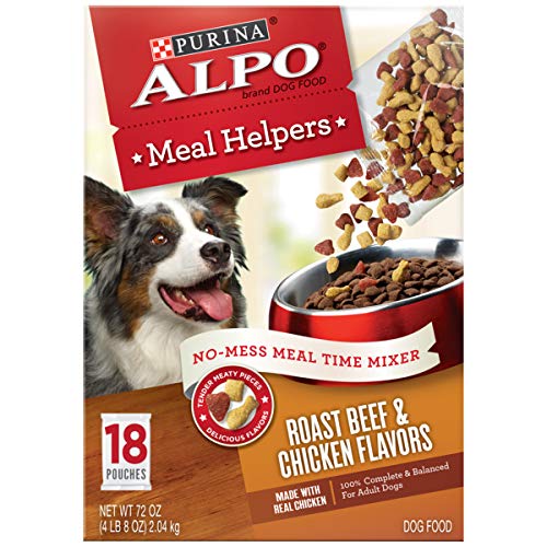 Product Cover Purina ALPO Wet Dog Food, Meal Helpers Roast Beef & Chicken Flavors - 18 ct. Box