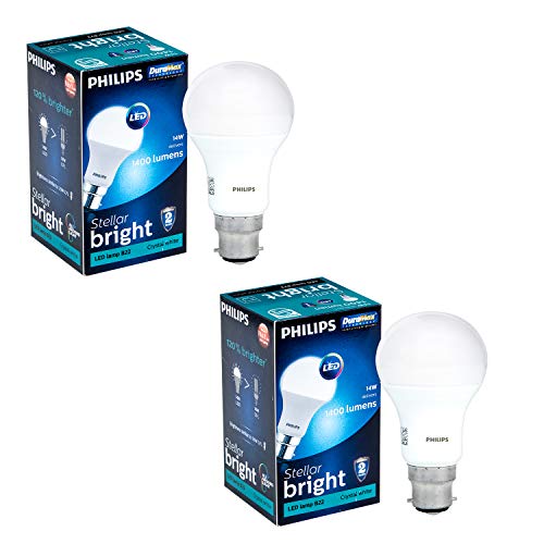 Product Cover Philips Stellar Bright Base B22 14-Watt (Pack of 8, Cool Day Light)