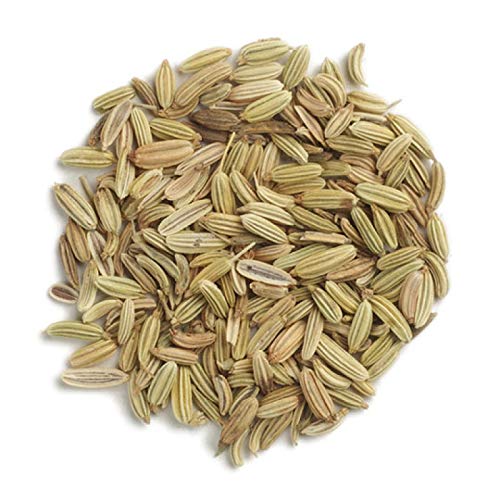 Product Cover Frontier Co-op Fennel Seed Whole, Kosher, Non-irradiated | 1 lb. Bulk Bag | Foeniculum vulgare Mill.