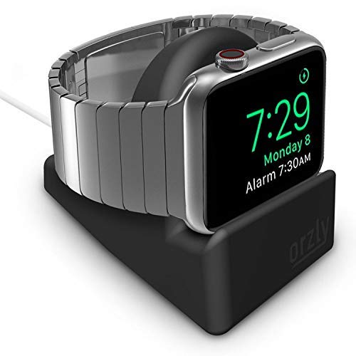 Product Cover Orzly Charging stand for Apple Watch series 5 / series 4 / series 3 / 2 / 1 44mm / 42mm / 40mm/ 38mm - Nightstand mode edition