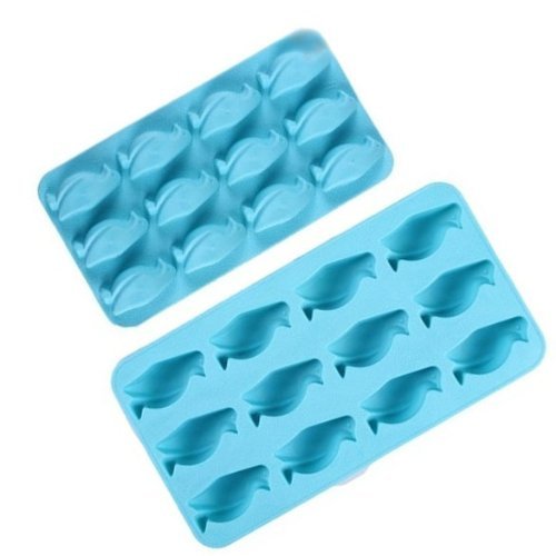 Product Cover Penguins Ice Cube Chocolate Soap Tray Mold Silicone Party maker (Ships From USA) by BargainRollBack