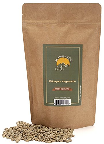 Product Cover Ethiopian Yirgacheffe Green Unroasted Coffee Beans 1 Pound