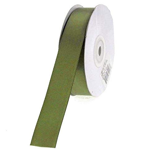 Product Cover Homeford Firefly Imports Double Face Satin Ribbon, 7/8-Inch, 25 Yards, Moss Green, 7/8