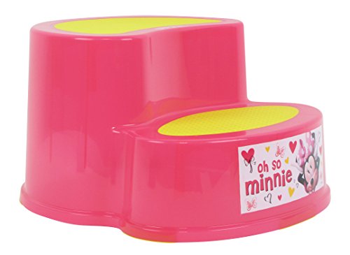Product Cover Disney Minnie Mouse 2-Tier Step Stool, Pink
