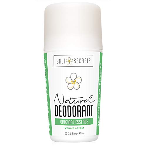 Product Cover Bali Secrets Natural Deodorant - Organic & Vegan - For Women & Men - All Day Fresh - Strong & Reliable Protection - 2.5 fl.oz/75ml [Scent: Original Essence]