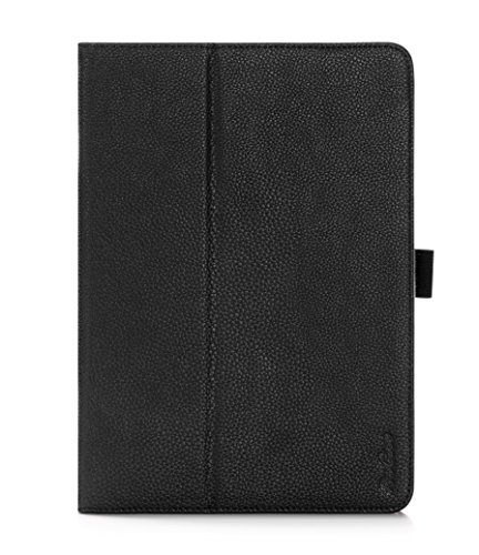 Product Cover ProCase Galaxy Tab S2 9.7 Case - Stand Folio Cover Case for Galaxy Tab S2 Tablet (9.7 inch, SM-T810 T815 T813), with Hand Strap, auto Sleep/Wake (Black)