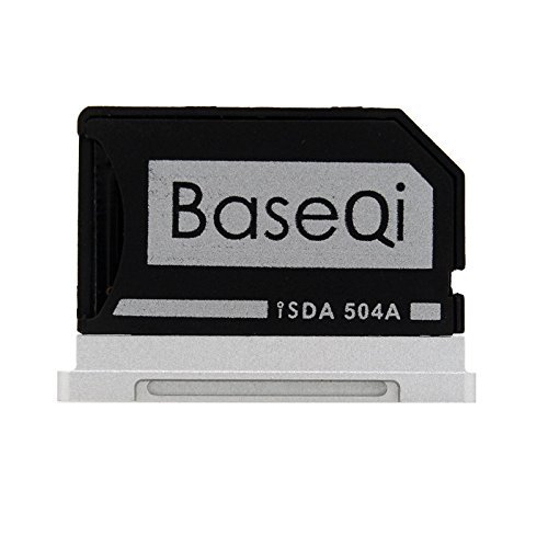 Product Cover BASEQI FBA_iSDA504ASV aluminum microSD Adapter works with MacBook Pro 15