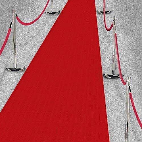 Product Cover Amscan 15ft Hollywood Party Decoration Fabric Red Carpet Floor Runner