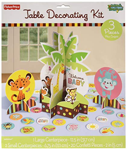 Product Cover amscan Fisher-Price Baby Shower Party Table Decorating Kit