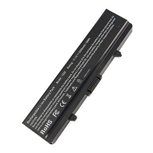 Product Cover AC Doctor INC 6-Cell 11.1V 5200mAh Black Laptop Battery Replacement for Type K450N J399N G555N Dell Inspiron 1525 1545 1750 New
