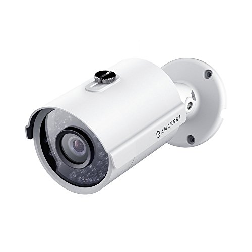 Product Cover Amcrest Full HD 1080P 1920TVL Bullet Outdoor Security Camera (Quadbrid 4-in1 HD-CVI/TVI/AHD/Analog), 2MP 1920x1080, Night Vision, Metal Housing, 3.6mm Len, White (AMC1080BC36-W)