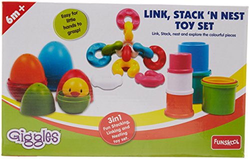 Product Cover Giggles Link, Stack and Nest Toy Set