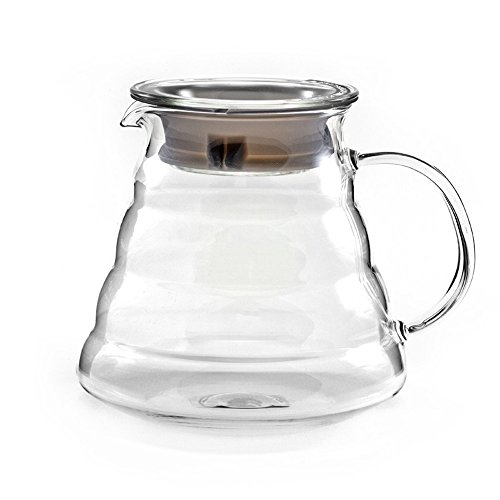 Product Cover Hiware 600ml Coffee Server, Standard Glass Coffee Carafe, Coffee Pot, Clear