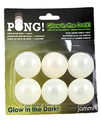 Product Cover Jammi Glow Ping Pong Balls, 3-Pack (18 Ping Pong Balls)