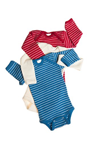 Product Cover Hocosa Organic Merino Wool Snap-Bottom Shirt, Long Sleeves for Baby/Toddler