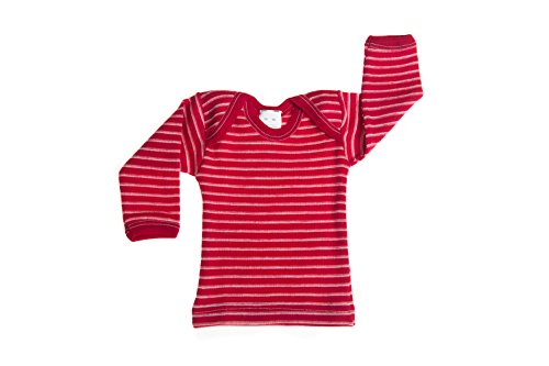 Product Cover Hocosa Organic Merino Wool Baby Shirt, Long Sleeves, Envelope Neckline.