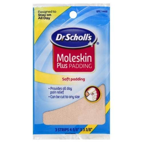 Product Cover Dr. Scholl's Moleskin Plus (6 strips) by Dr. Scholl's