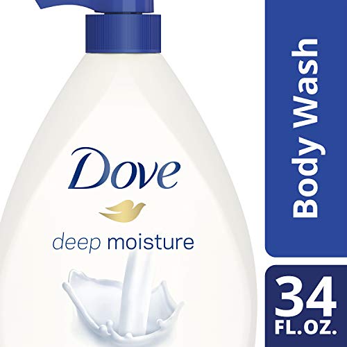 Product Cover Dove Body Wash Pump For Dry Skin Deep Moisture Sulfate Free Moisturizing Bodywash 34 oz