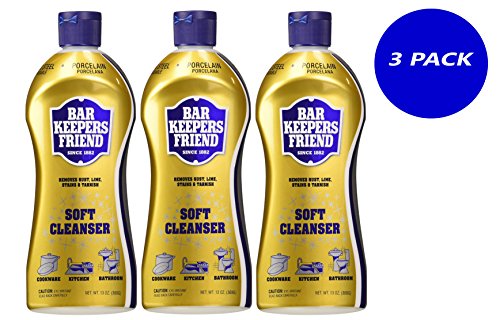 Product Cover 3-PK - Bar Keepers Friend Soft Cleanser for Stainless Steel / Porcelain / Ceramic / Tile / Copper - 13 Oz.