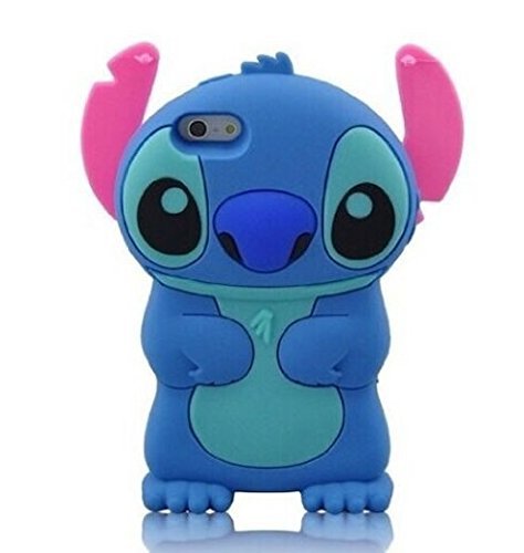 Product Cover Generic iPhone 6s Case, iPhone 6 Case, Cute 3D Cartoon Lovely Lilo Movable Ear Flip Soft Gel Rubber Silicone Protection Skin Case Cover for iPhone 6 / 6s 4.7