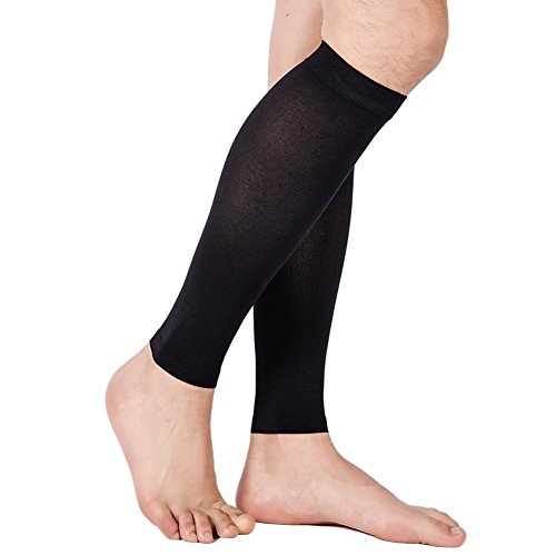 Product Cover Kingbridal Women's Medical Compression Stockings 15-20mmhg Socks Calf Sleeve Black
