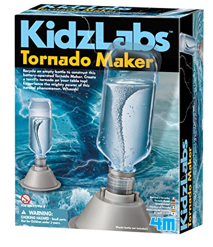 Product Cover 4M KidzLabs Tornado Maker Science Kit, DIY Weather Cyclone, Typhoon, Hurricane Weather - STEM Toys Educational Gift for Kids & Teens, Girls & Boys