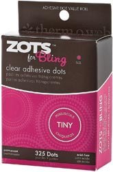 Product Cover Therm O Web Bulk Buy Zots for Tiny Bling Clear Adhesive Dots (4-Pack)