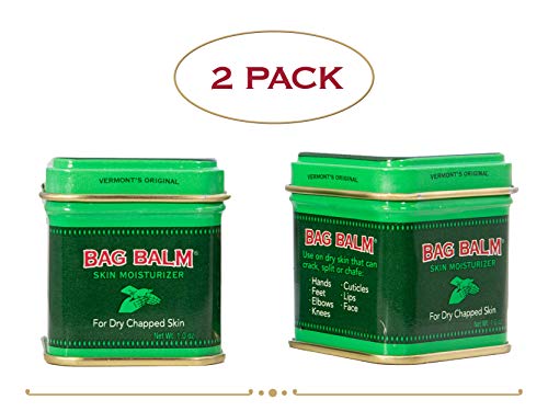 Product Cover Bag Balm Vermont's Original Skin Moisturizing Ointment for Dry, Cracked Skin - 1oz Tin - 2 Pack