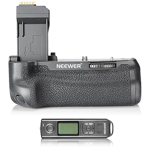Product Cover Neewer NW-760D Pro Battery Grip Replacement for BG-E18 with LCD Display Built-in 2.4G Wireless Remote Control for Canon EOS 750D/T6i, 760D/T6s