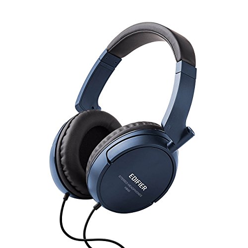Product Cover Edifier H840 Audiophile Over-The-Ear Headphones - Hi-Fi Over-Ear Noise-Isolating Closed Monitor Music Listening Stereo Headphone - Blue