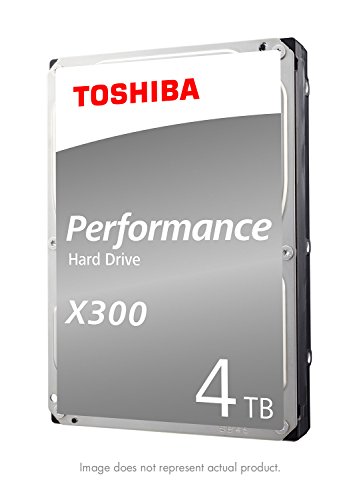 Product Cover Toshiba X300 4TB Performance Desktop and Gaming Hard Drive 7200 RPM 128MB Cache SATA 6.0Gb/s 3.5 Inch Internal Hard Drive (HDWE140XZSTA)