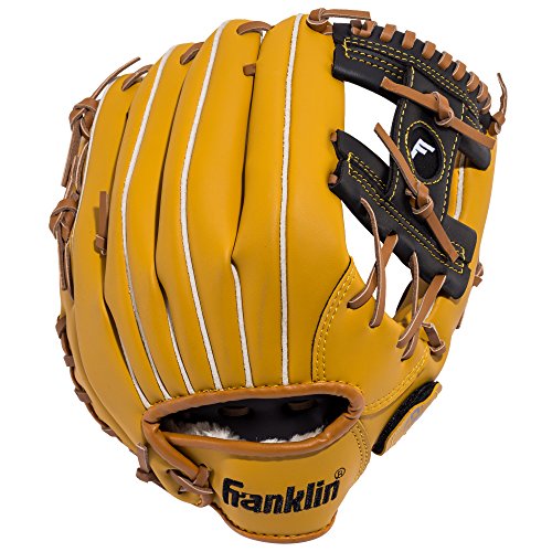 Product Cover Franklin Sports Baseball and Softball Glove - Field Master - Baseball and Softball Mitt - Adult and Youth Glove - Right Hand Throw - 11