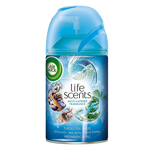Product Cover Airwick Freshmatic Refill Life Scents Turquoise Oasis - 250 ml